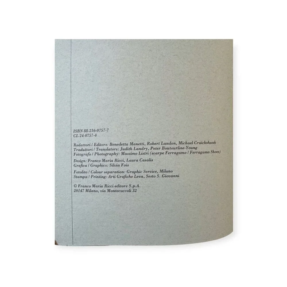 Salvatore Ferragamo – Franco Maria Ricci Deluxe Edition (Clothbound, w/ Sleeve)